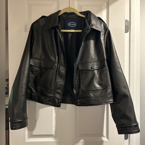 Coop Women's Black Leather Jacket